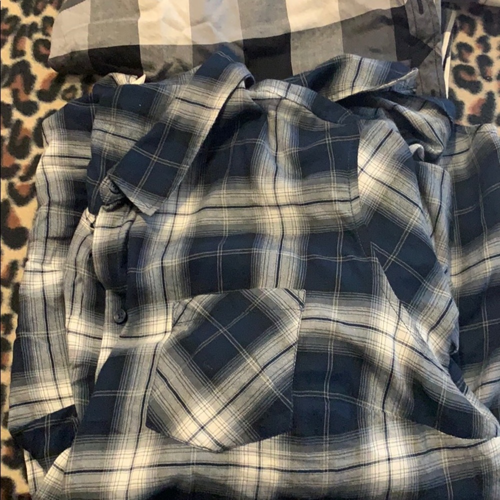 Two plaid shirts